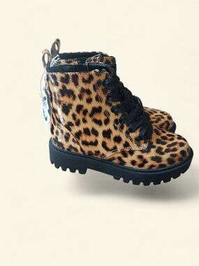 Art Class - Kids' Kayden Lug Sole Lace-Up Zippered Booties - a Tan